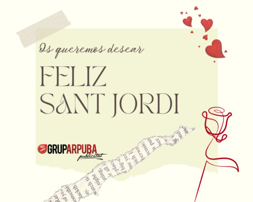 Feliz Sant Jordi a todos!
