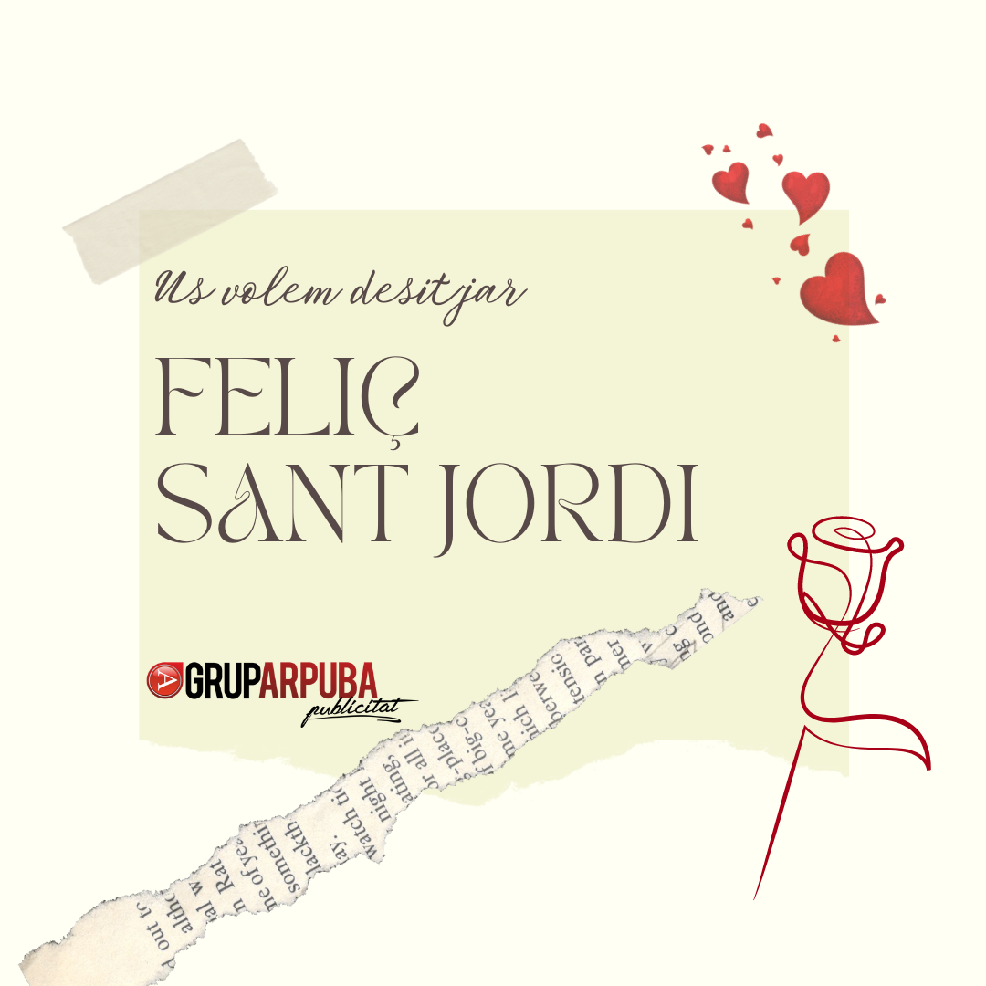 You are currently viewing Bon Sant Jordi a tothom!